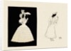 Silhouettes of two female figures by Anonymous