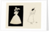 Silhouettes of two female figures by Anonymous