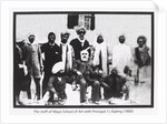 The Staff of Mayo School of Art, with Principal John Lockwood Kipling by Unknown
