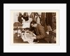 Dr. Edward Adrian Wilson colouring a sketch by Herbert George Ponting