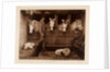 Captain Oates, expedition team member, with ponies and dogs by Herbert George Ponting