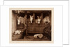 Captain Oates, expedition team member, with ponies and dogs by Herbert George Ponting