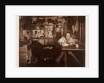 Captain Scott writing up his journal by Herbert George Ponting