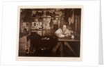 Captain Scott writing up his journal by Herbert George Ponting