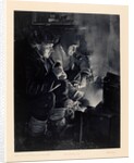 Captain Oates and Mr Meares at the Blubber Stove by Herbert George Ponting