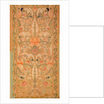 Hanging of lotus flower heads and acanthus leaves by May Morris