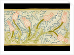 Tulip and acanthus runner by Elsie Couper