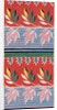 Design for wallpaper by Heussner & Co