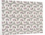 Design for wallpaper by Heussner & Co