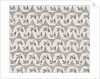 Design for wallpaper by Heussner & Co