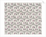 Design for wallpaper by Heussner & Co