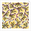 Design for a wallpaper pattern by Heussner & Co.