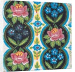 Design for wallpaper by Heussner & Co