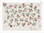 Design for wallpaper by Heussner & Co