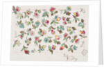 Design for wallpaper by Heussner & Co