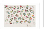 Design for wallpaper by Heussner & Co