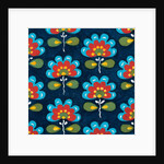 Design for a wallpaper pattern by Heussner & Co.