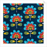 Design for a wallpaper pattern by Heussner & Co.