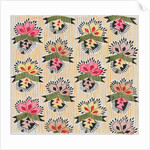 Design for wallpaper by Heussner & Co