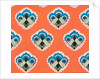 Design for wallpaper by Heussner & Co
