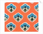 Design for wallpaper by Heussner & Co