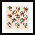 Design for a wallpaper pattern by Heussner & Co.