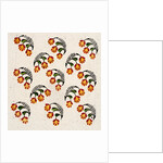 Design for a wallpaper pattern by Heussner & Co.