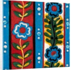 Design for a wallpaper pattern by Heussner & Co.