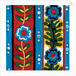 Design for a wallpaper pattern by Heussner & Co.