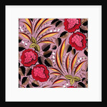 Design for a wallpaper pattern by Heussner & Co.