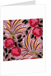 Design for a wallpaper pattern by Heussner & Co.