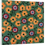 Design for a wallpaper pattern by Heussner & Co.