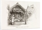 Model of a Native Fruit Shop in the Colonial and Indian Exhibitio by Unknown