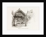 Model of a Native Fruit Shop in the Colonial and Indian Exhibitio by Unknown