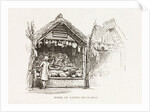 Model of a Native Fruit Shop in the Colonial and Indian Exhibitio by Unknown