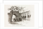 Archway, Courtyard of The Indian Palace in the Colonial and Indian Exhibitio by Unknown