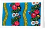 Design for a wallpaper pattern by Heussner & Co.