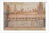 Nonsuch Palace from the South, detail by Joris Hoefnagel