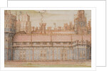 Nonsuch Palace from the South, detail by Joris Hoefnagel