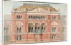 Drawing of the facade of the Lecture Theatre at the V&A by Godfrey Sykes; Francis Fowke