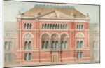 Drawing of the facade of the Lecture Theatre at the V&A by Godfrey Sykes; Francis Fowke