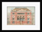 Drawing of the facade of the Lecture Theatre at the V&A by Godfrey Sykes; Francis Fowke