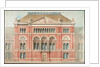 Drawing of the facade of the Lecture Theatre at the V&A by Godfrey Sykes; Francis Fowke