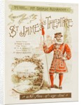 Front cover of the programme for The Importance of Being Earnest at St James's Theatre by Anonymous