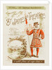 Front cover of the programme for The Importance of Being Earnest at St James's Theatre by Anonymous