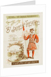 Front cover of the programme for The Importance of Being Earnest at St James's Theatre by Anonymous