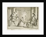 Gaetano Berenstatt as Flavio, Francesca Cassoni as Emilia and Francesco Bernardi Senesino as Guido in Handel's Flavio by Unknown