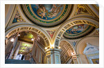 The painted ceiling and Ceramic Staircase, Victoria and Albert Museum by Anonymous