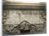 Photograph showing a cast of the inscription on the base of Trajan's Column, in the Victoria and Albert Museum by Anonymous