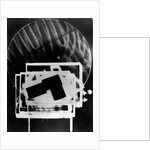 Fotogramm of a complex area of white rectangles by László Moholy-Nagy